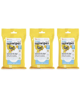 Petkin Doggy Sun Wipes 20ct-PACK OF 3