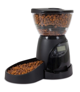 PETMATE ASPEN PET AUTOMATIC LEBISTRO FEEDER 18 CUP / 5LB  BLACK