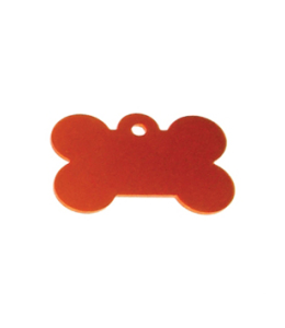 Imarc Pet Tag Bone Large Orange