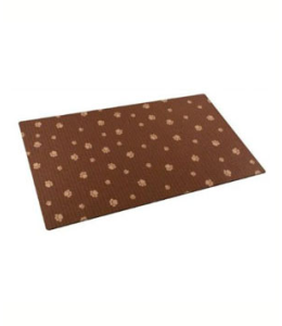 Dry Mate Cat Litter Mat Paw Stripe   Tan Brown 20x28 Inches (PACK OF 3)