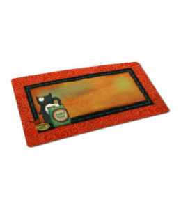 Dry Mate Cat Place Mat Hungry Kitty 12x20 Inches (PACK OF 3)