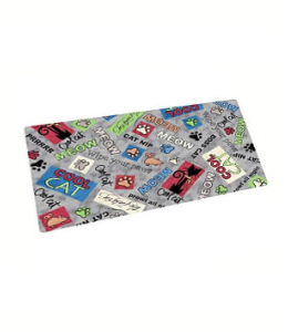 Dry Mate Cat Litter Mats COOL CAT GREY 20 X 28 Inches (PACK OF 3)