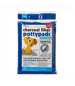 Petkin Charcoal Filter Potty Pads 50ct-PACK OF 3
