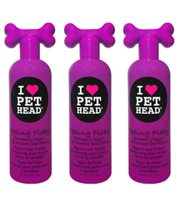 Pet Head TPHF3 Feeling Flaky Strawberry Yogurt 475ml-PACK OF 3