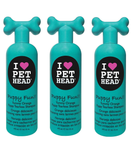 Pet Head TPHF1 Puppy Fun Yummy Orange Shampoo 475ml-PACK OF 3