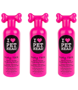 Pet Head TPHD1 Dirty Talk Yummy Orange  Shampoo 475ml-PACK OF 3