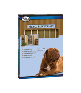 Four Paws Safety Gate Metal Walk Thru Gate  (30-34 and x 30 and)