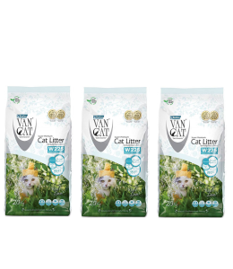 Van Cat White Compact Clumping Natural 20Kg-PACK OF 3