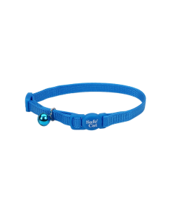 Coastal 3 and SafeCat Nylon Breakaway Collar Blue Lagoon