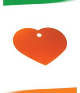 Imarc  HEART LARGE ORANGE