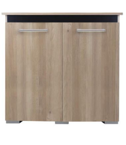 Aqua One AquaVogue Cabinet 135  80wx42dx50cm  Nash Oak With Black NEW STYLE-CABINET ONLY