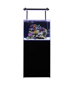 Aqua One MiniReef 120 Marine Tank Including Accessories (black)AQUARIUM + CABINET L60xW45xH80cm