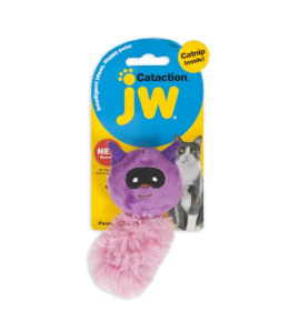 PETMATE JW CATACTION CATNIP RACCOON PURPLE   - (PACK OF 3)