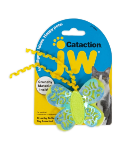 PETMATE JW CATACTION CRUNCHY BUTTERFLY  - (PACK OF 3)