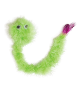 PETMATE JW CATACTION FEATHERLITE CATNIP BOA SQUEAKY  - (PACK OF 3)