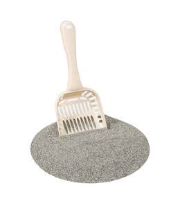 PETMATE LITTER SCOOP W/MICROBAN JUMBO ~ BLEACHED LINEN  - (PACK OF 3)