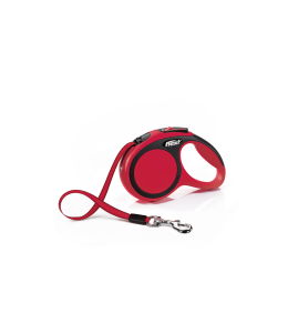 Flexi New Comfort M Tape 5 m, red