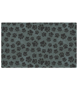 Dry Mate Pet Place Mate Dogs PAW DOTS BLACK 16 X 28 Inches-PACK OF 3