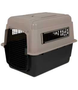 PETMATE ULTRA VARI KENNEL FASHION 40" 70-90LB ~ TAUPE & BLACK - 40" x 27" x 30" (101.6 x 68.58 x 76.2 cm)