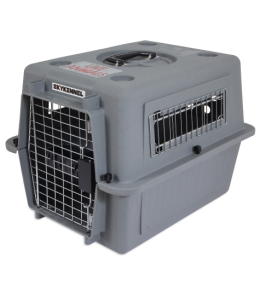 PETMATE SKY KENNEL 21" UP TO 15lbs ~ GRAY  - 21" x 16" x 15" (53.3 x 40.6 x 38.1 cm)