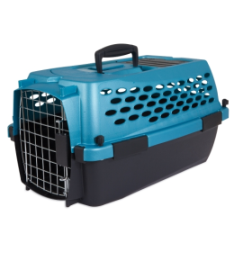 PETMATE VARI KENNEL FASHION 19" UP TO 10LBS ~ PEARL BREEZE & BLACK - 19" x 12.3" x 10.8" (48.2 x 31.2 x 27.4 cm)