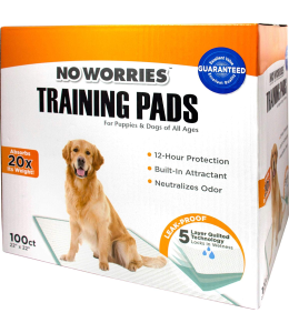FOUR PAWS NO WORRIES 22X22 INC PADS 1/100CT BOX