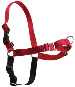 PETSAFE EASY WALK HARNESS MEDIUM RED ROHS