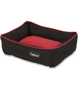 PET MATE DOGZILLA 22 X 18 RECTANGULAR LOUNGER RED/BLACK
