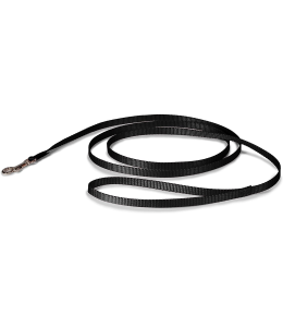 PETMATE NYLON DOG LEASH 1"X6' BLACK