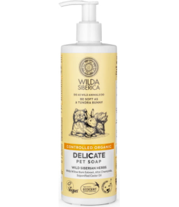 Wilda Siberica. Controlled Organic, Natural & Vegan  Delicate pet soap, 400 ml