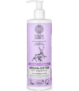 Wilda Siberica. Controlled Organic, Natural & Vegan  Urban-detox pet shampoo, 400 ml