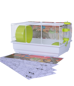 VOLTREGA SPAIN HAMSTER KIT 113B + PAINT CUT DINOS Depth  39 cm Width 25.5 cm Height 22 cm Weight 1.25