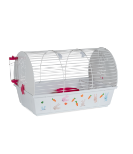 VOLTREGA SPAIN RABBIT CAGE 993 WHITE FUCHSIA 37 x 58 x 37.50 cm