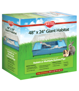 KAYTEE MFH 48X24 2PC GIANT HABITAT W/CASTERS MFH AND OPEN LIVING HABITATS