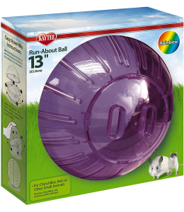 KAYTEE RUN-ABOUT BALL MEGA RAINBOW 4/13IN BALLS AND WHEELS