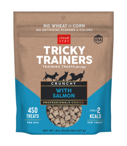 Cloud Star Tricky Trainers Crunchy Treats - Salmon - 8 oz. - PACK OF 3
