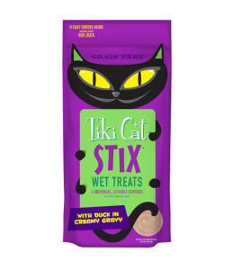 Tiki Cat Stix Treats Duck Mousse -3 oz bag - (PACK OF 3)