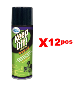 Four Paws Keep Off! Indoor  Outdoor Repellent for Cats  Kittens  -(1Box 12pcs)