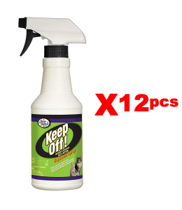 Four Paws Keep Off! Indoor  Outdoor Repellent for Cats 16oz  -(1Box 12pcs)