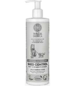 Wilda Siberica. Controlled Organic, Natural & Vegan  Shed control  pet conditioner, 400 ml