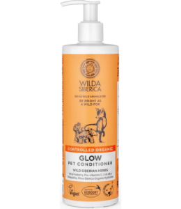 Wilda Siberica. Controlled Organic, Natural & Vegan  Glow pet conditioner, 400 ml