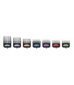 AndisPremium Chrome Plated 7-Piece Magnetic Comb Set