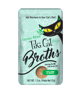 Tiki Cat Broth Tuna  -1.3 oz pouch - (1BOX - 12PCS)