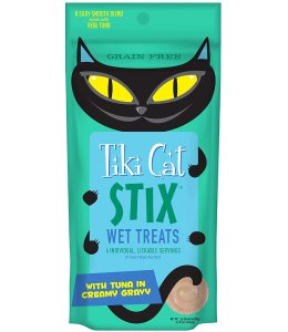 Tiki Cat Stix Treats Tuna Mousse - 3 oz bag -1BOX 12PCS