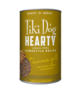 Tiki Dog Hearty Wet Dog Food Chicken  - 12.5 oz. can - (1BOX - 12PCS)