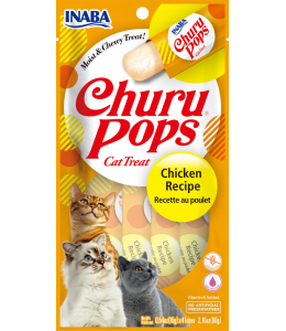 INABA CHURU CHURU POPS CHICKEN  60g - 4 sticks per pack (12pcs)