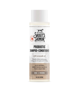 Skouts Honor Probiotic Shampoo Plus Conditioner Dog of the Woods Grooming 475ML