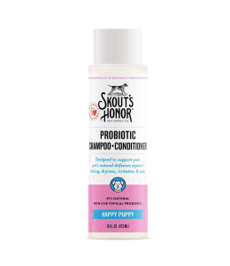 Skouts Honor Probiotic Shampoo Plus Conditioner Happy Puppy Grooming 475ML