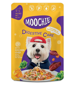Moochie Dog Food Casserole with Chicken Liver - Digestive Care Pouch (12) x 85g 