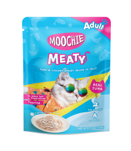 Moochie  Cat Food Tuna & Chicken Breast Recipe in Jelly Pouch (12) x 70g